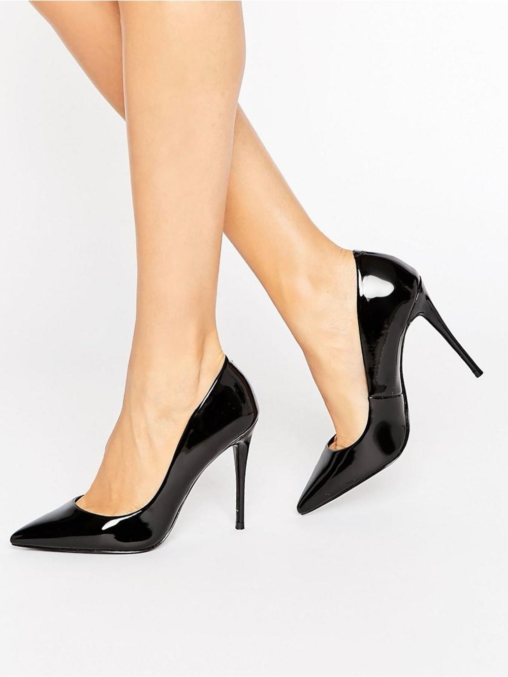 Aldo Black Patent Stiletto Pump